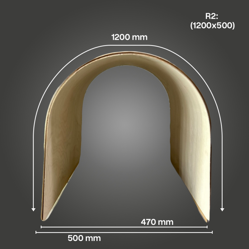 R2 - Гнутоклеєна деталь