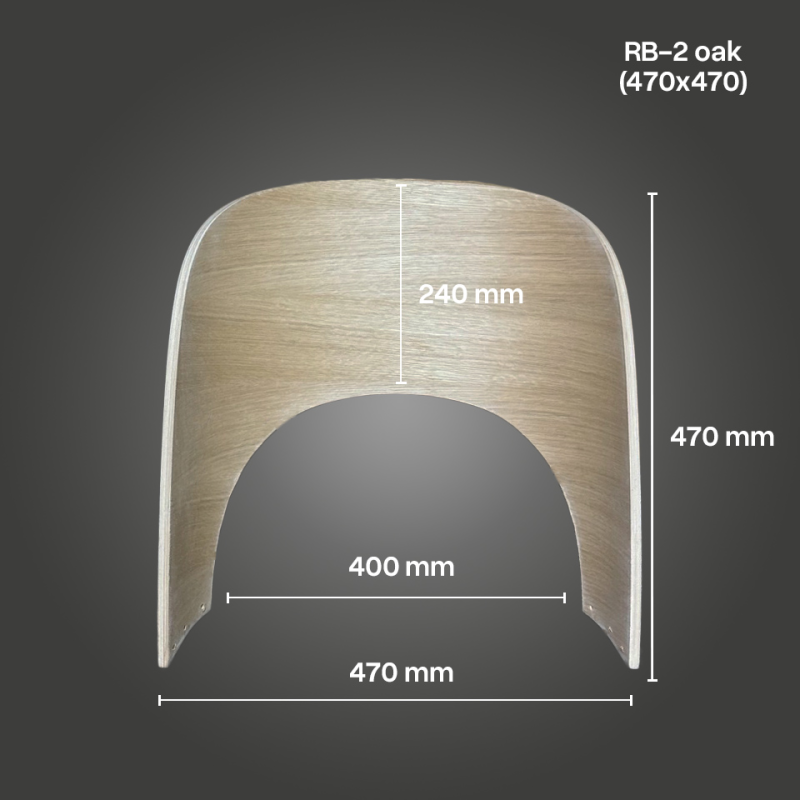 RB-2 (дуб) - Гнутоклеєна деталь